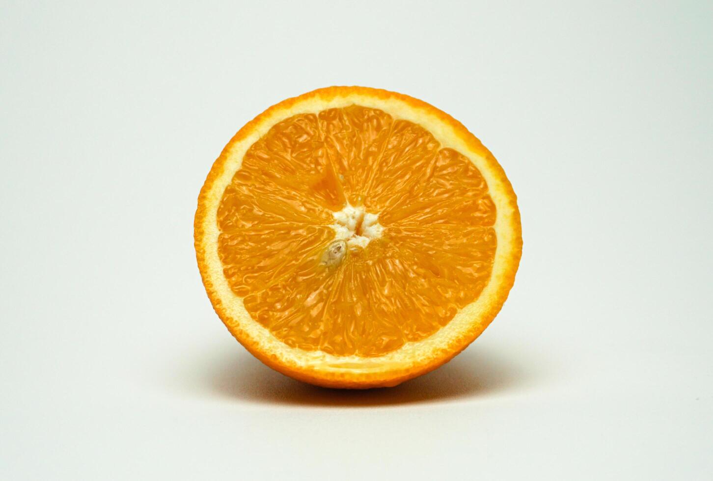 Citrus fruit on white background. photo