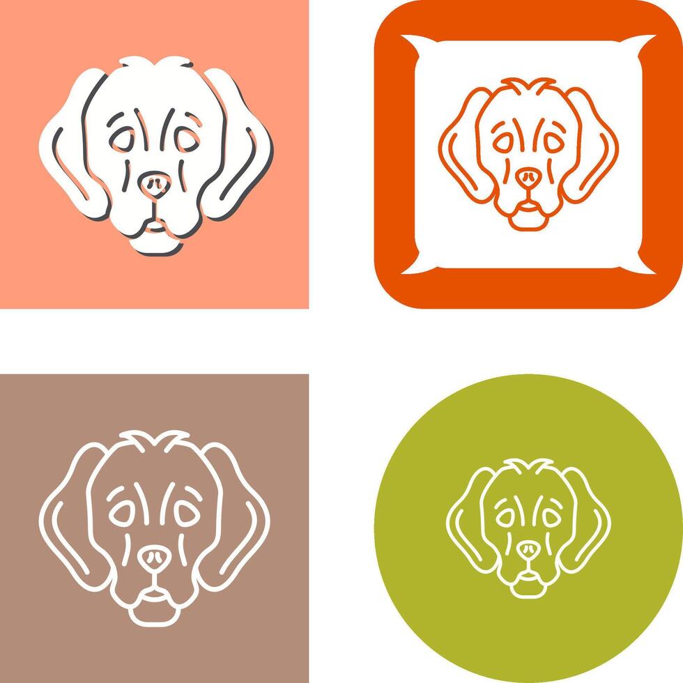 Dog Icon Design vector