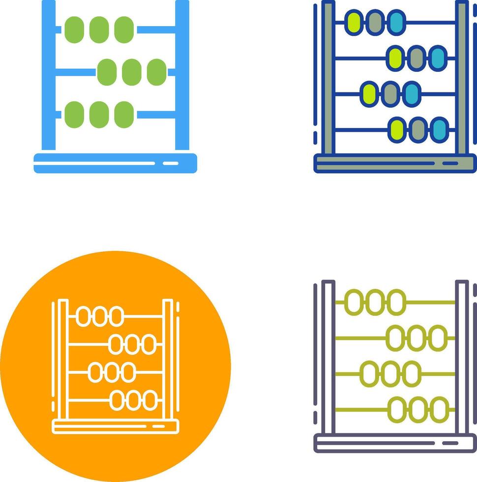 Abacus Icon Design vector
