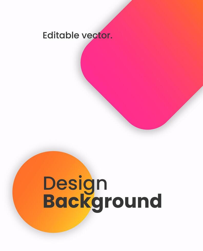 Simple colorful gradient background. Social media template illustration. vector