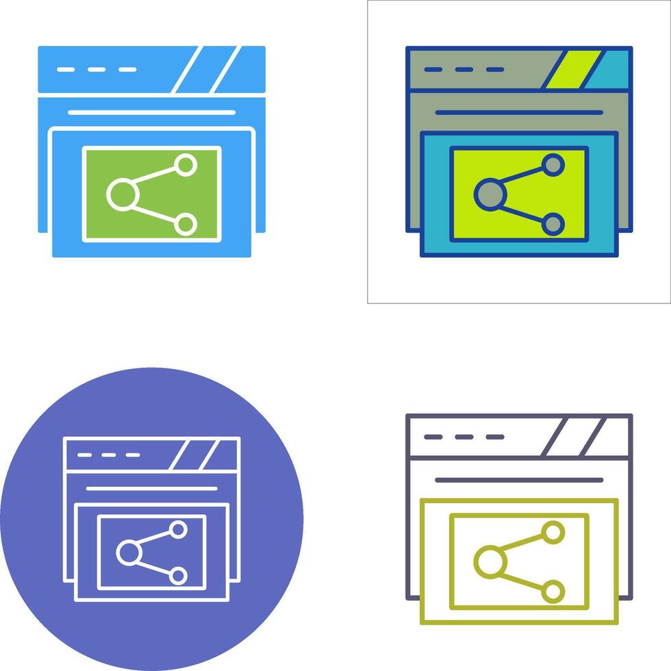 Share Icon Design vector