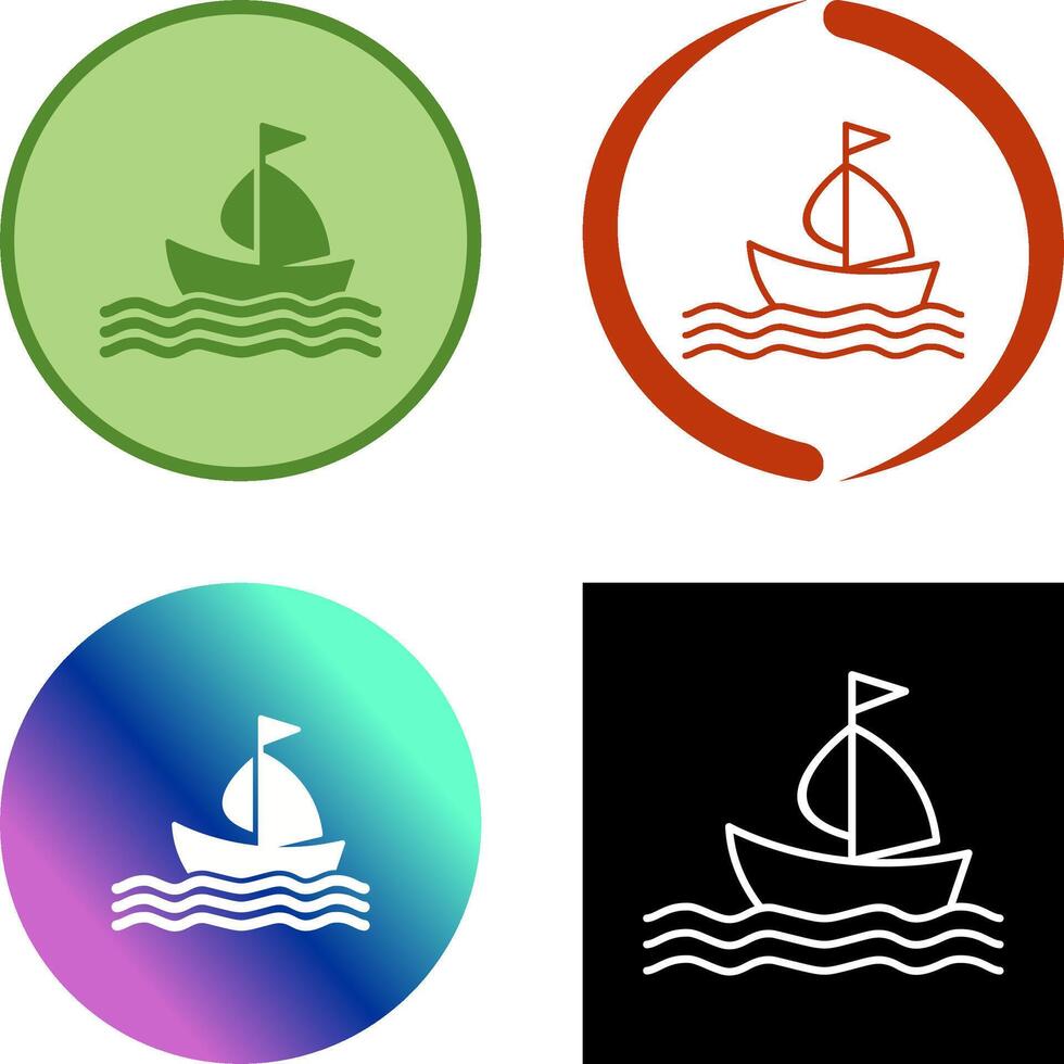 Boat Icon Design vector