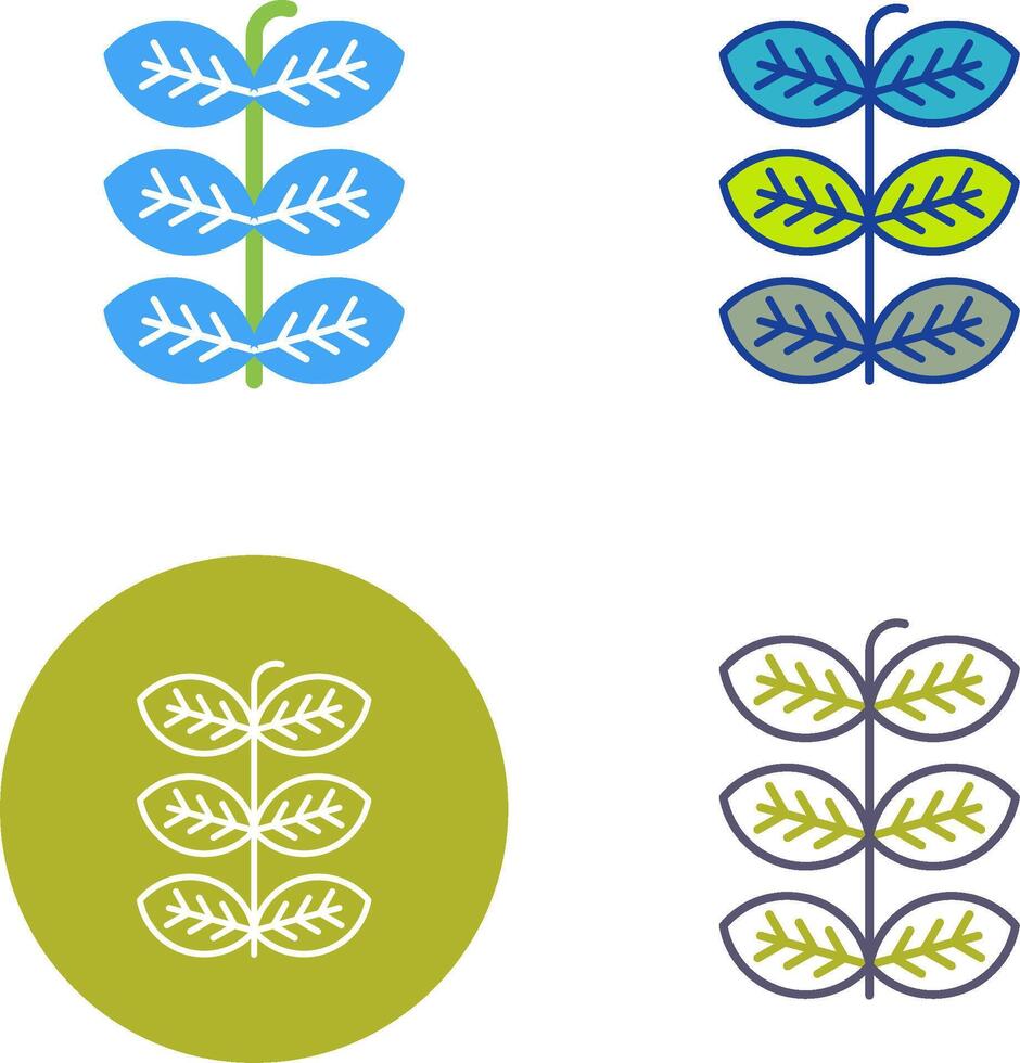Tobacco Leafs Icon Design vector