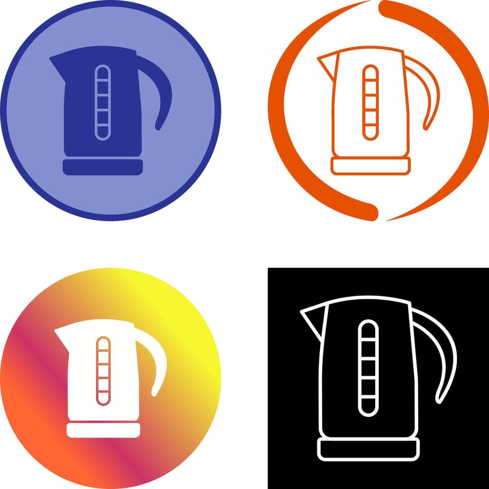 Kettle Icon Design vector