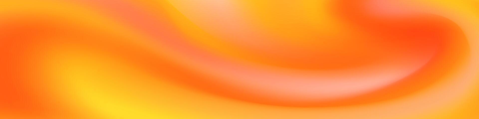 Vibrant Orange Yellow Mesh Blur Banner. Grab attention with this design featuring a vibrant mesh wave blur. Perfect for promotional banners, social media, brochures, and presentations vector