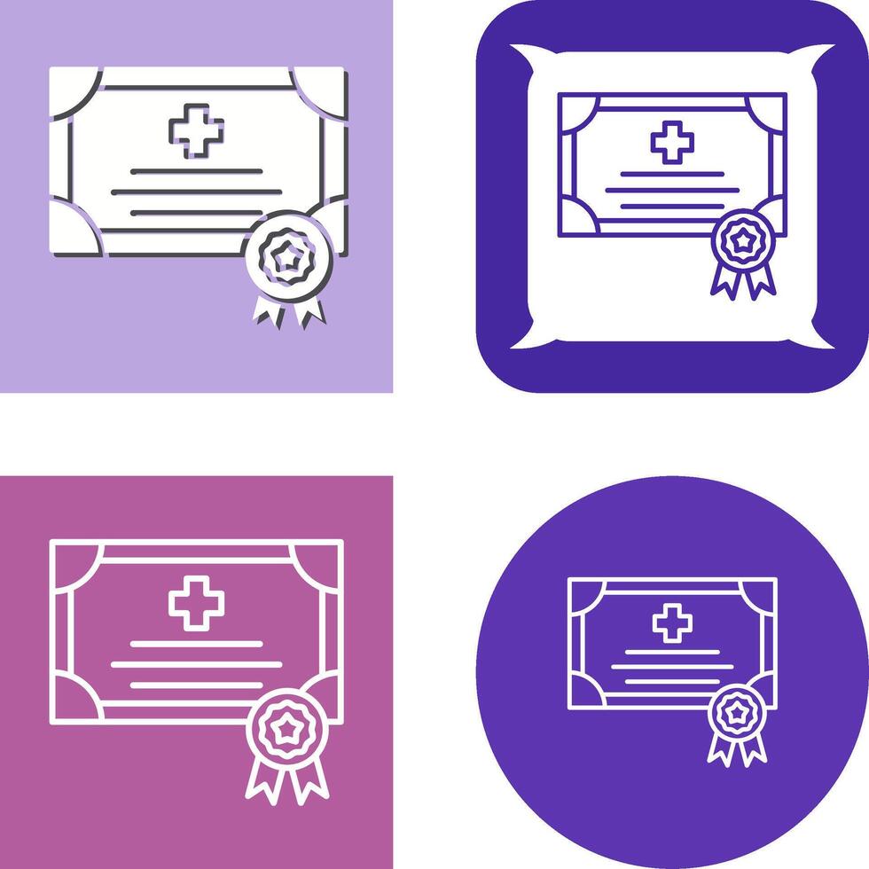 diseño de icono de certificado vector