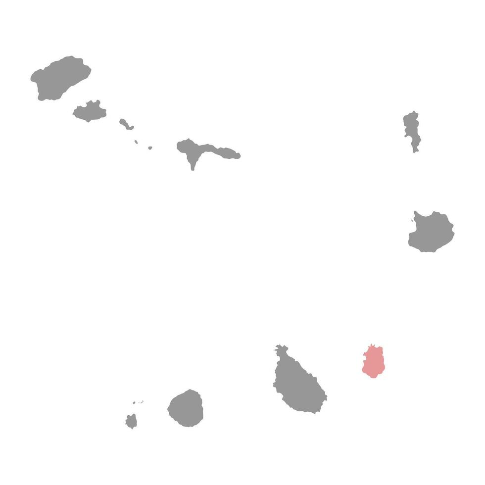 Maio island map, Cape Verde. illustration. vector