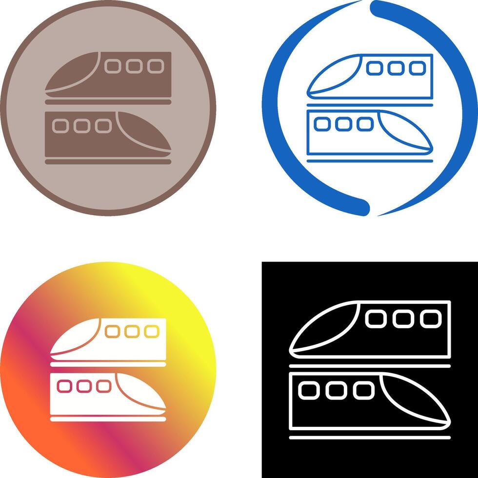 Trains Icon Design vector