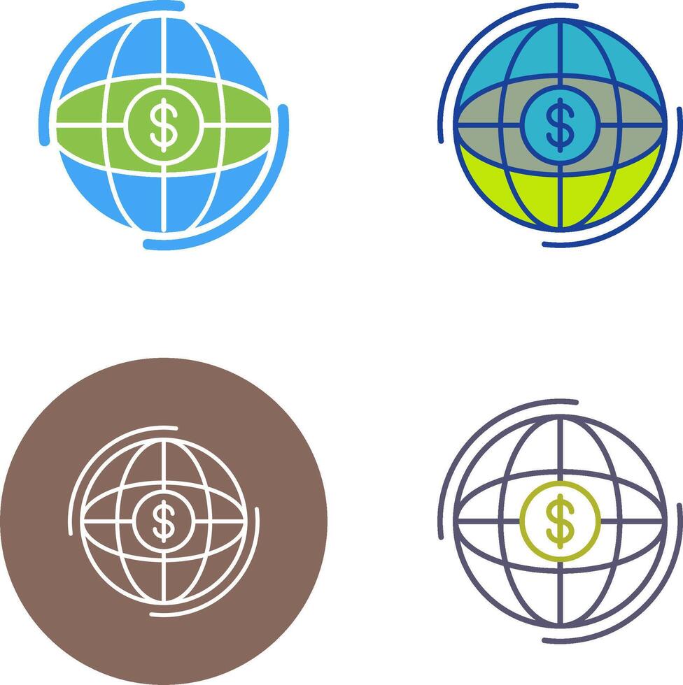 Globe Icon Design vector