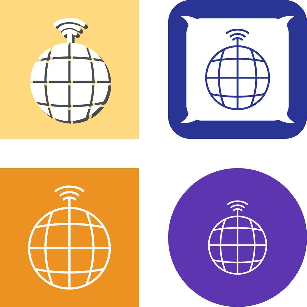 Global Signals Icon Design vector
