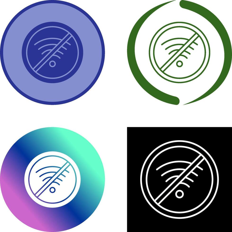 No Wifi Icon Design vector