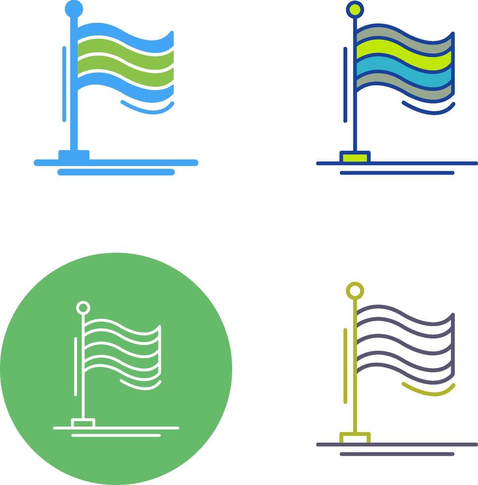 Flag Icon Design vector