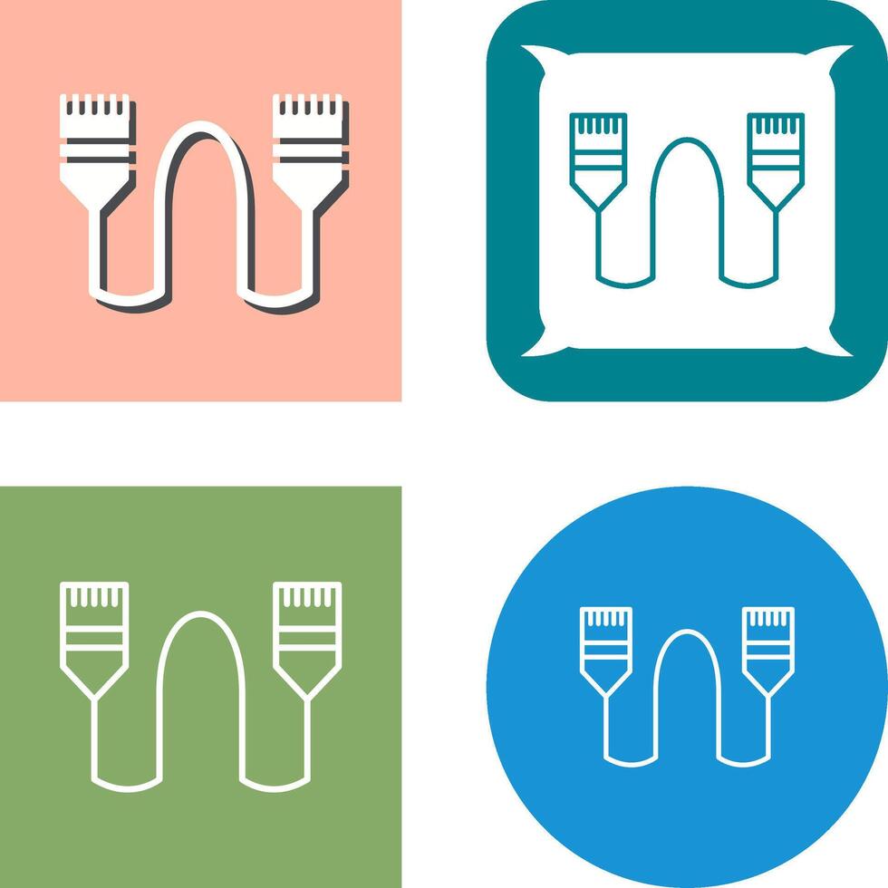 Internet Cable Icon Design vector