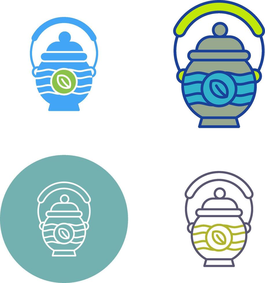 Teapot Icon Design vector