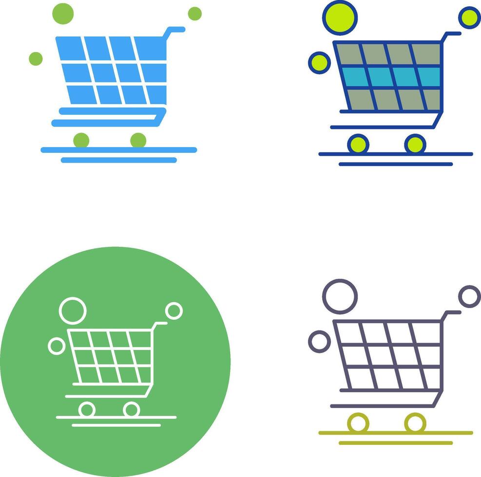 Trolley Icon Design vector