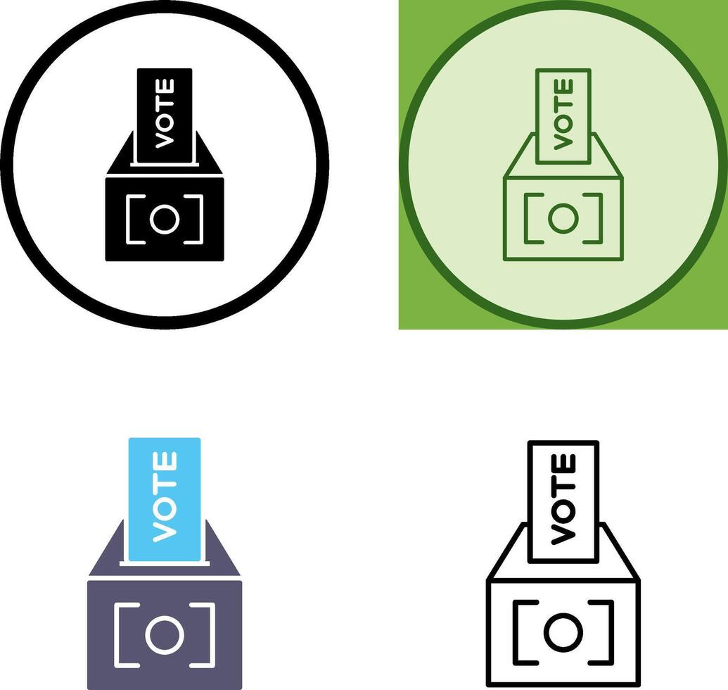 Vote Icon Design vector