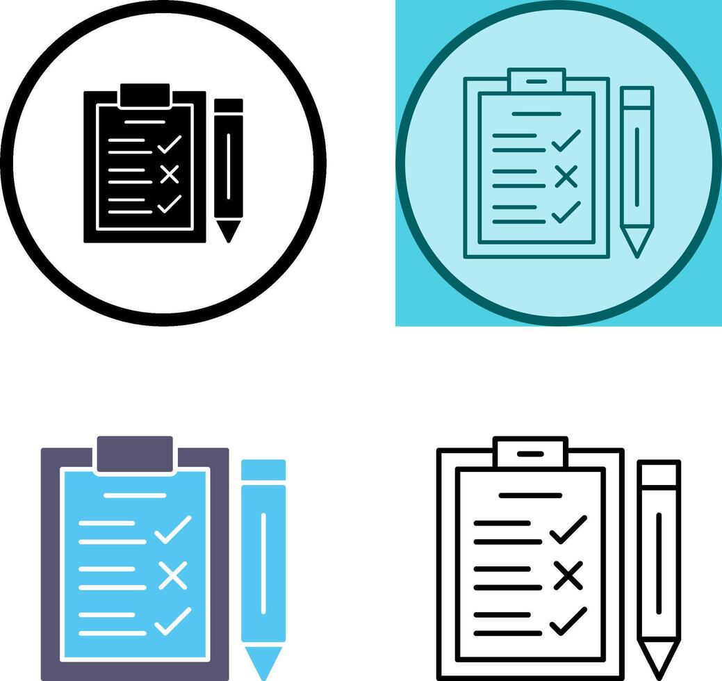 Clipboard Icon Design vector