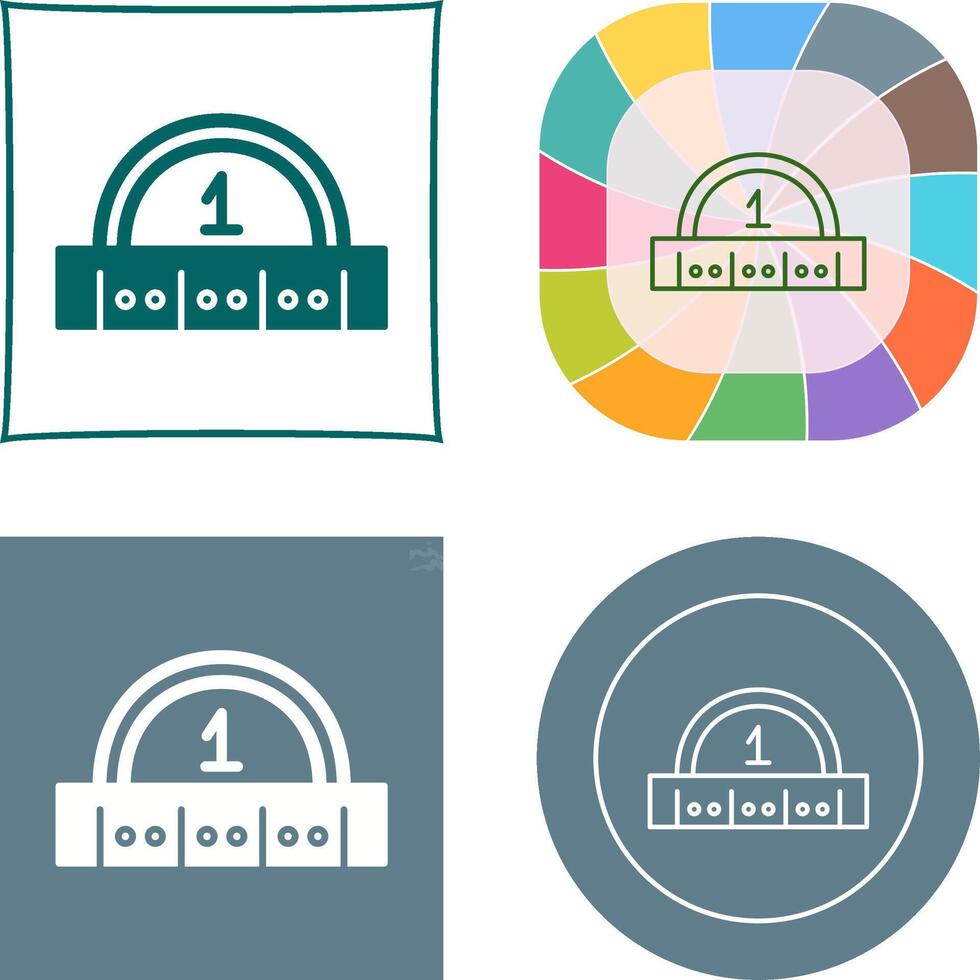 Ruler Icon Design vector