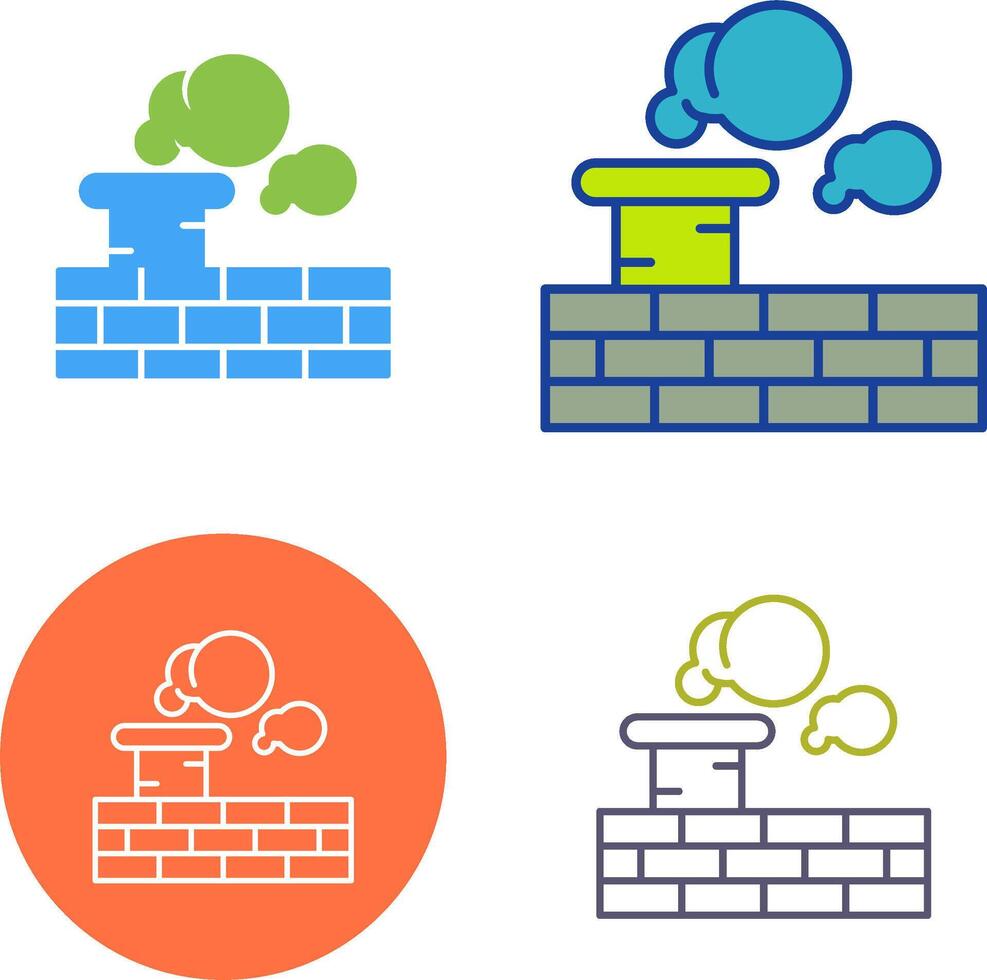 Chimney Icon Design vector