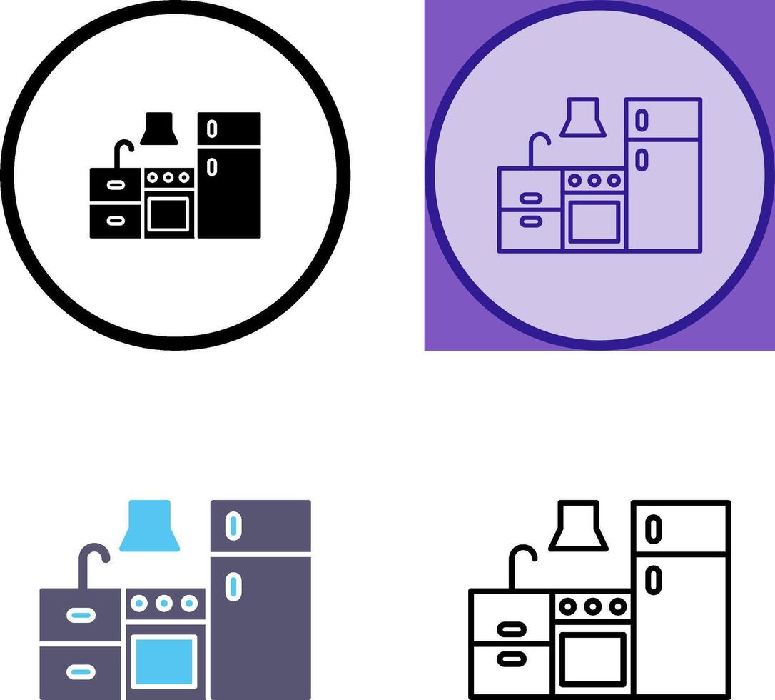 Kitchen Icon Design vector