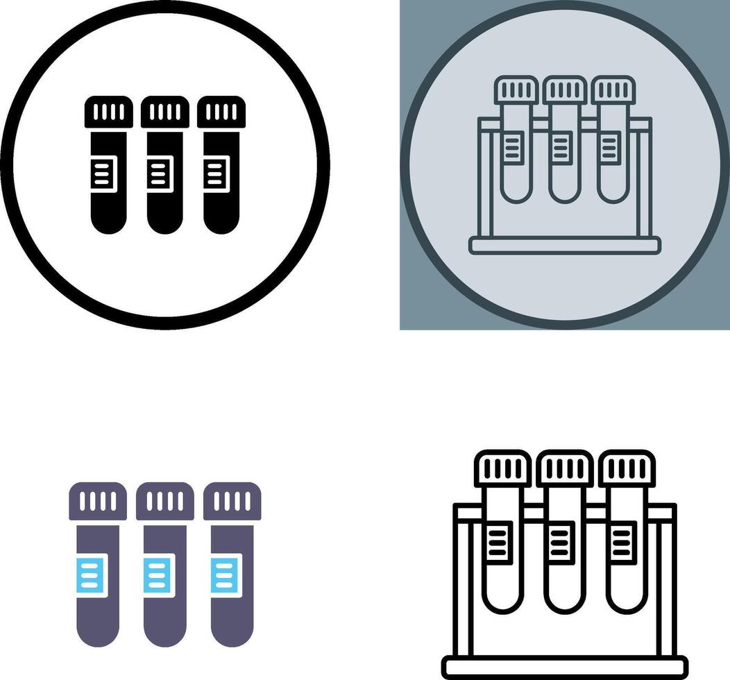 Test Tube Icon Design vector