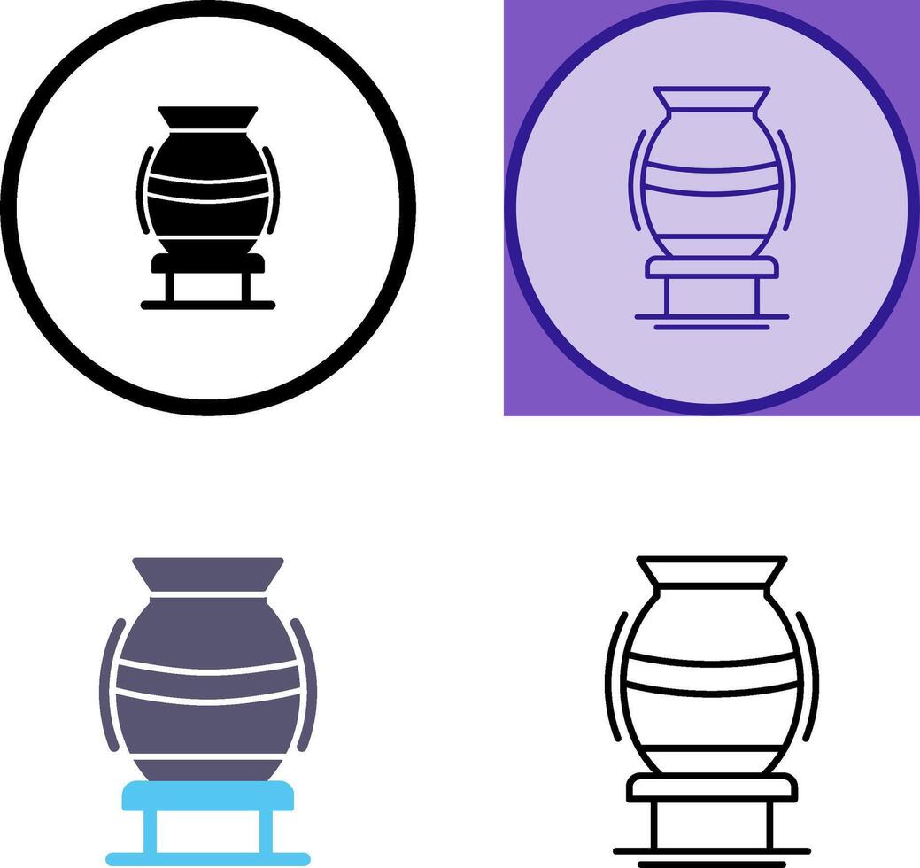 vase Icon Design vector