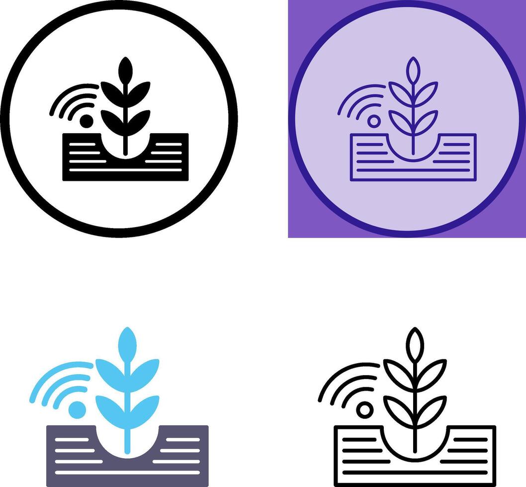 Planting Icon Design vector