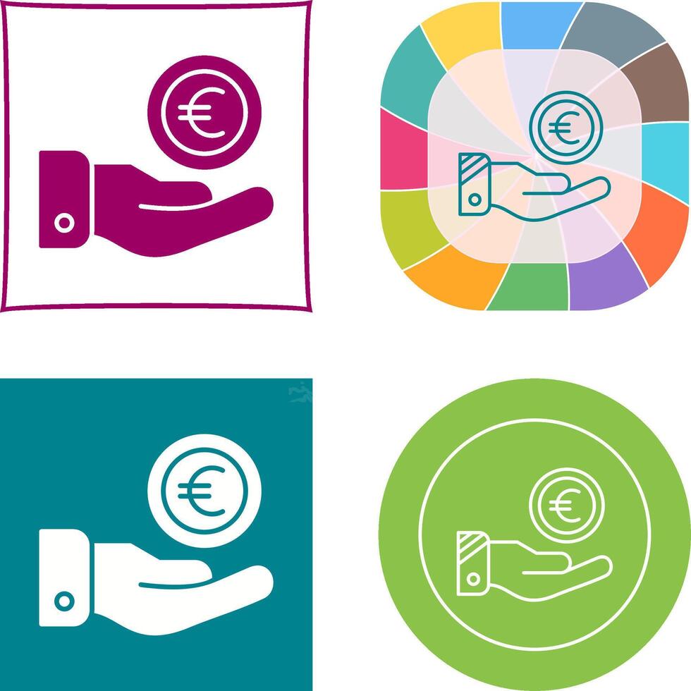 Euro Icon Design vector