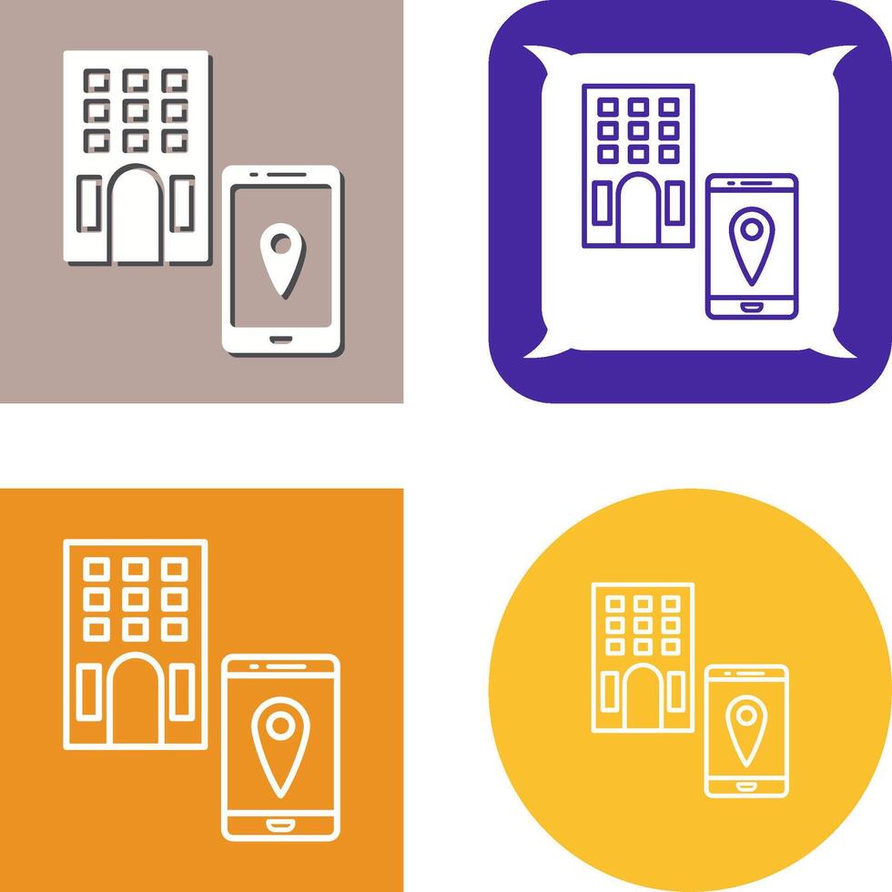 Find Hotel Icon Design vector