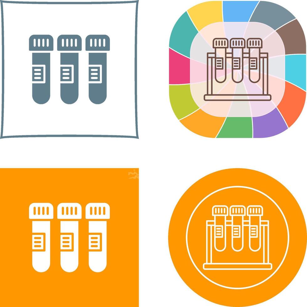 Test Tube Icon Design vector