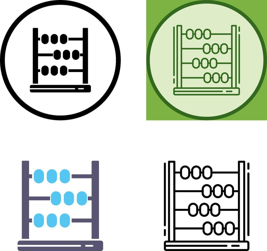 Abacus Icon Design vector