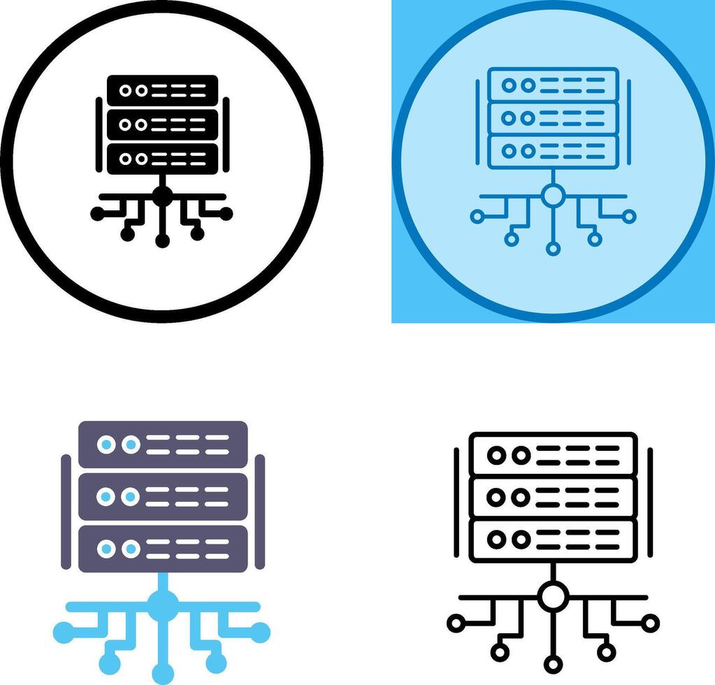 Server Icon Design vector