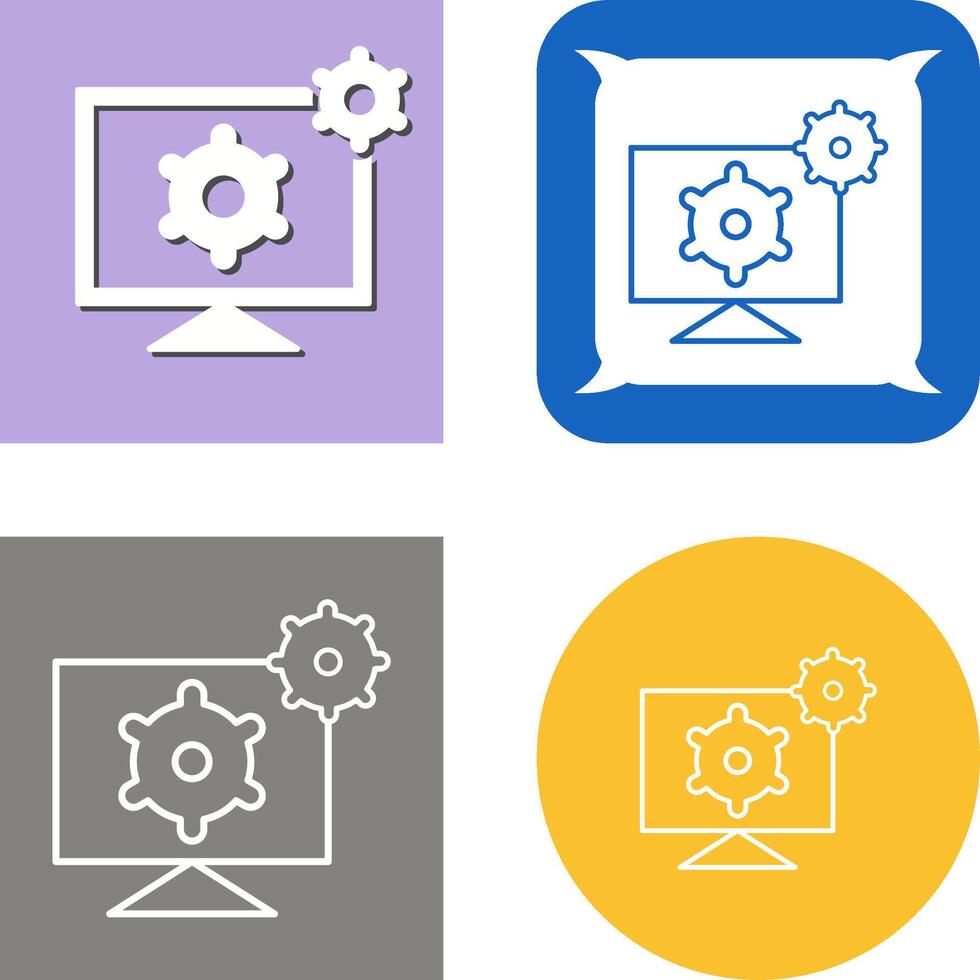 Development Tools Icon Design vector
