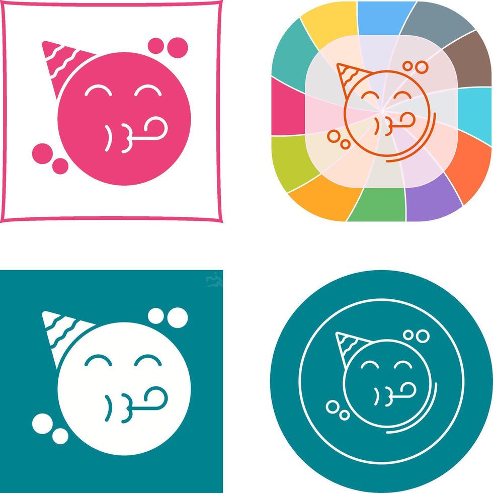 Party Icon Design vector
