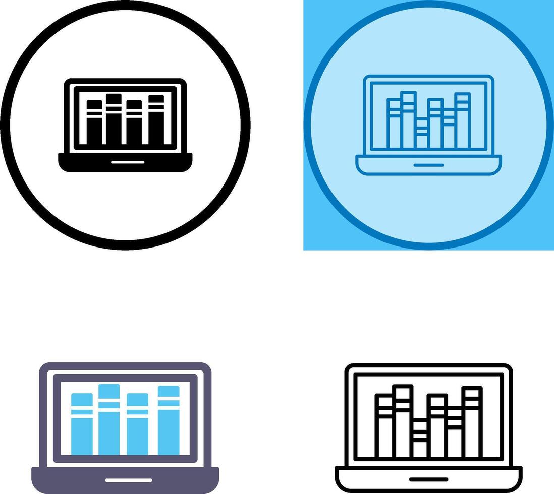 Online Library Icon Design vector
