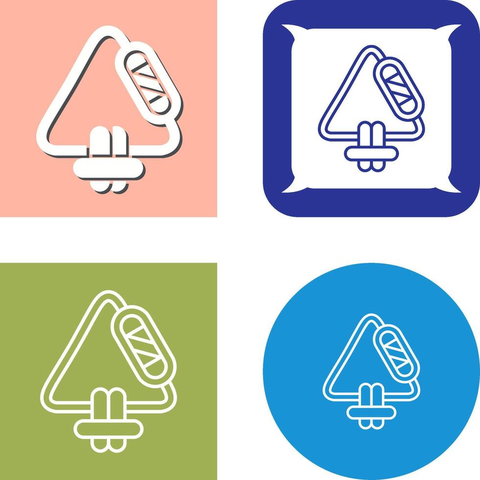Carabiner Icon Design vector