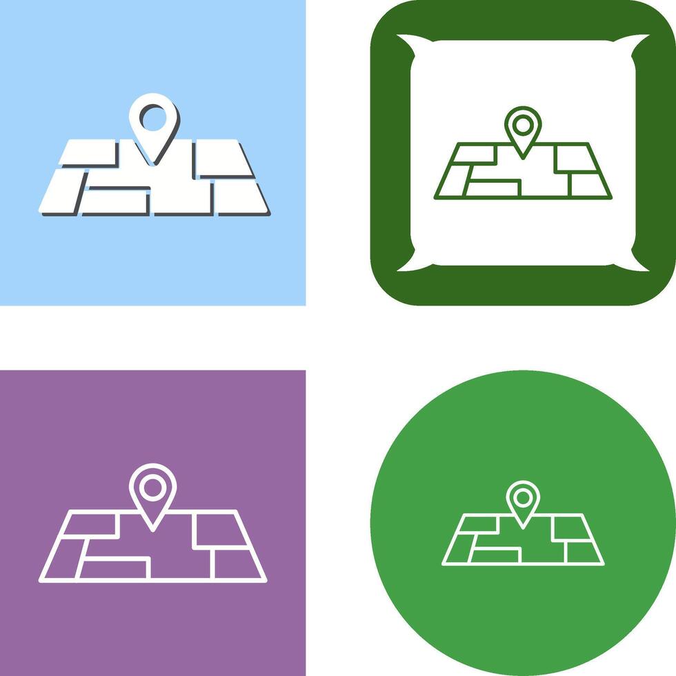 Map Icon Design vector
