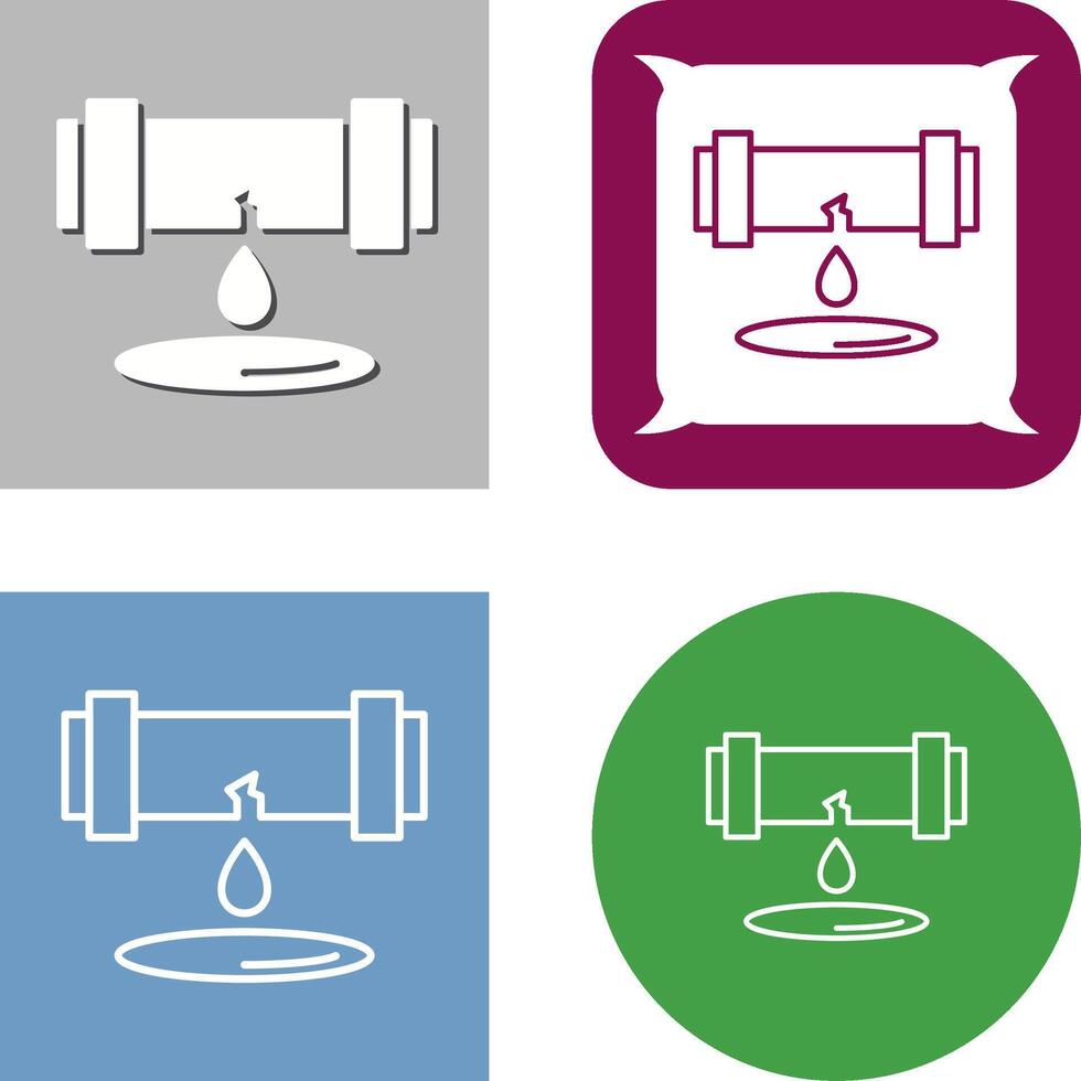 Leak Icon Design vector