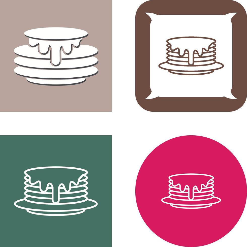 Pancake Icon Design vector