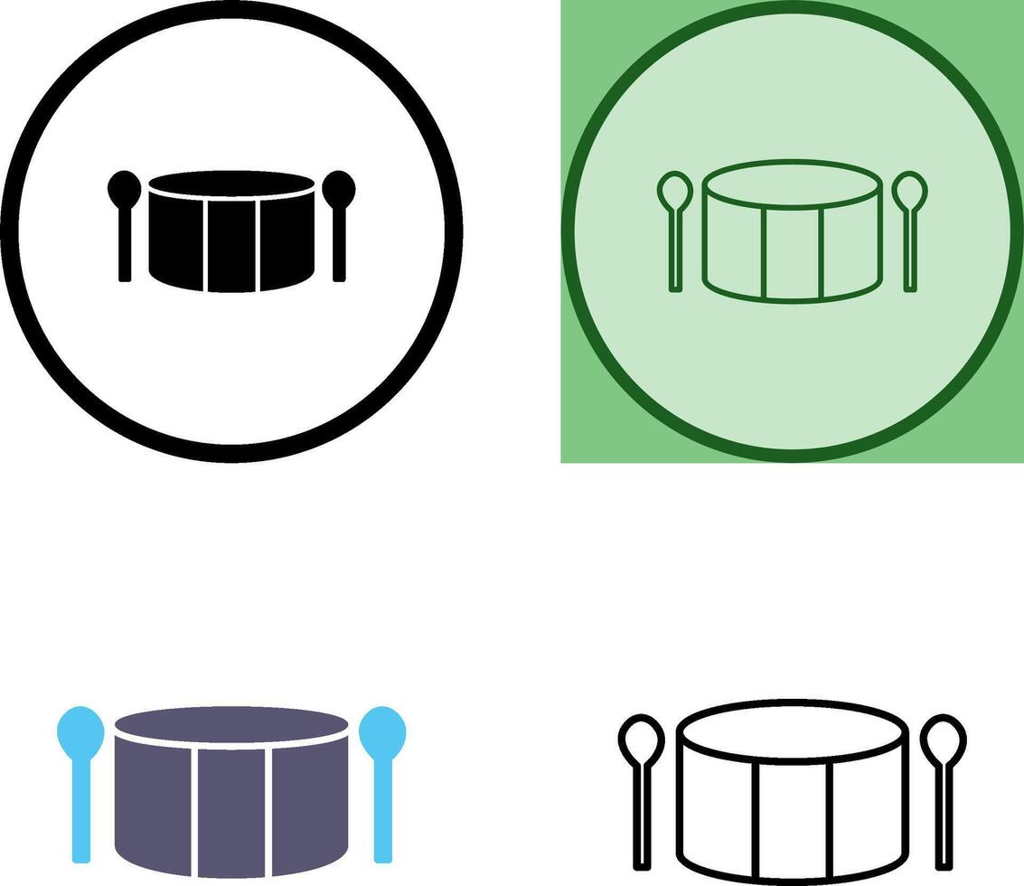 Drum Icon Design vector