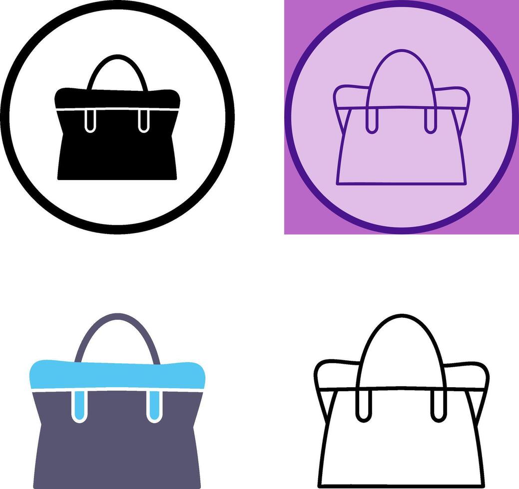 Bag Icon Design vector