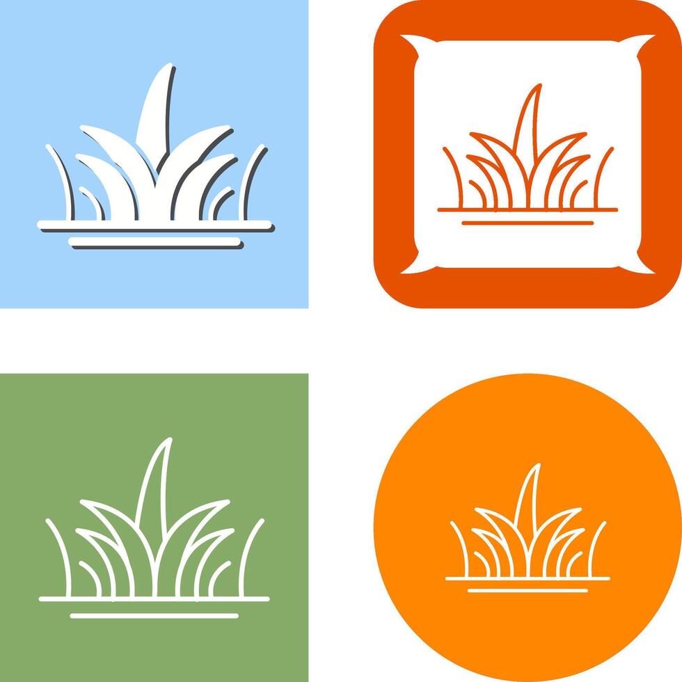 Grass Icon Design vector