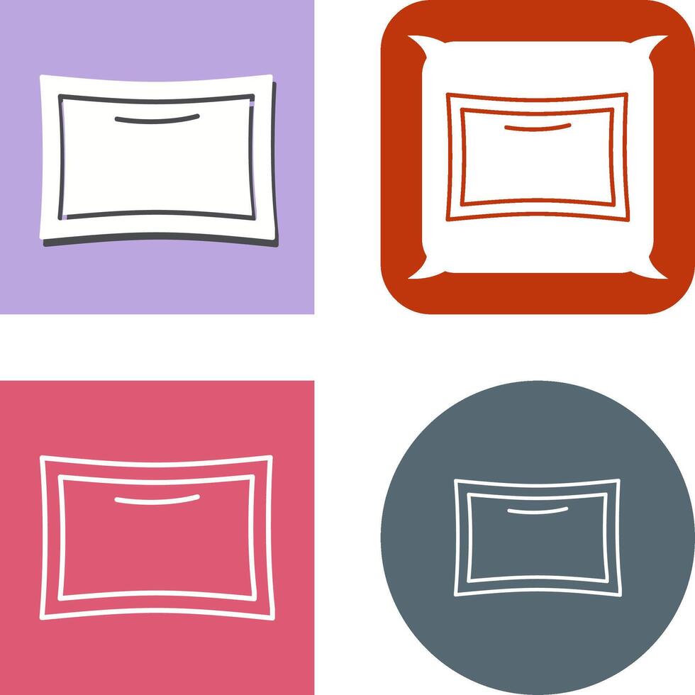 Pillow Icon Design vector