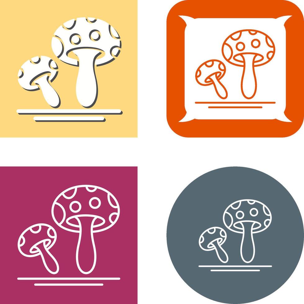 Mushroom Icon Design vector