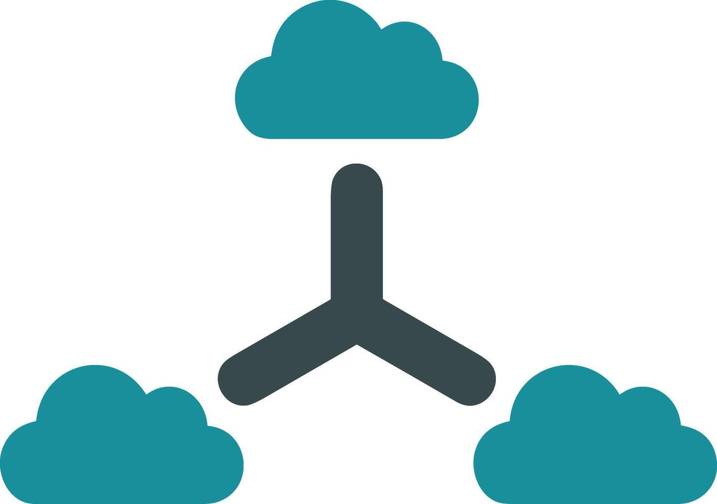 Cloud icon symbol image. Illustration of the hosting storage design vector