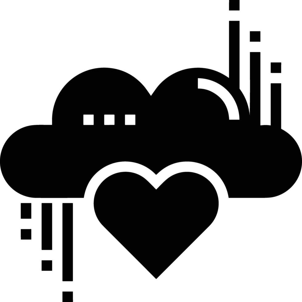 Cloud icon symbol image. Illustration of the hosting storage design vector
