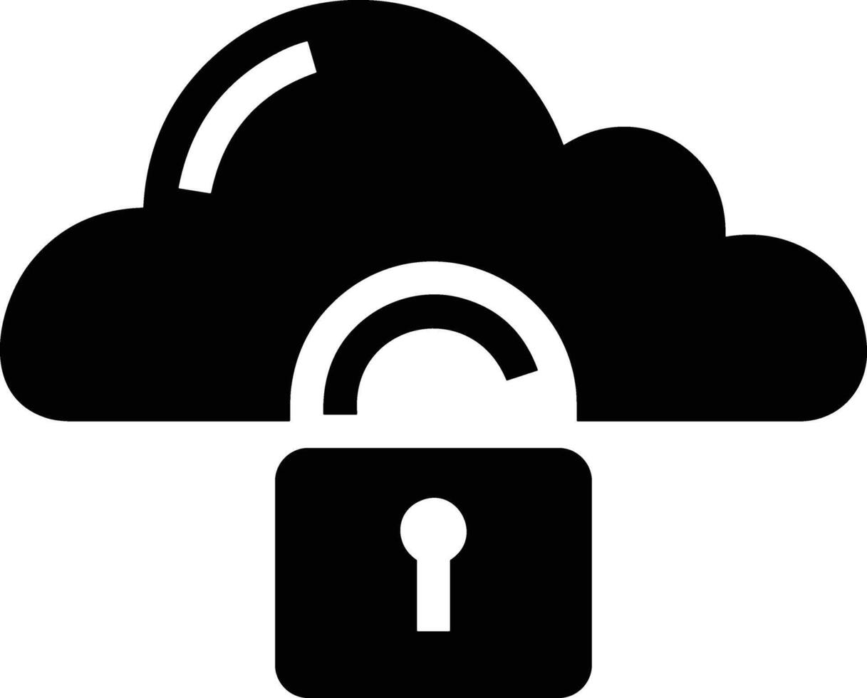 Cloud icon symbol image. Illustration of the hosting storage design vector