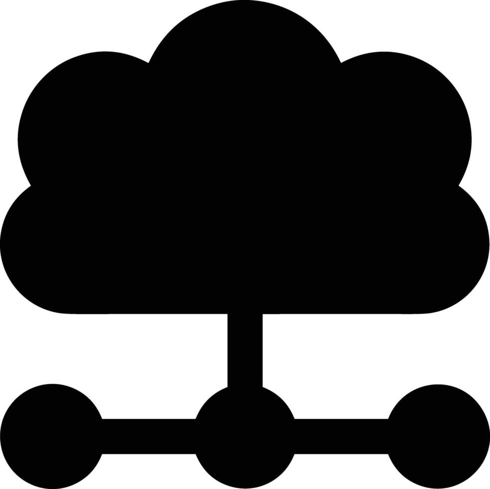 Cloud icon symbol image. Illustration of the hosting storage design vector