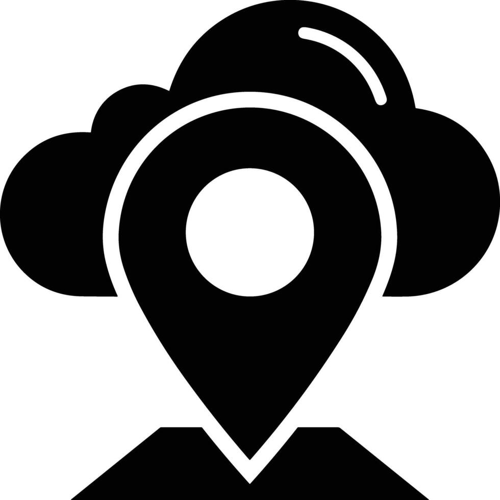 Cloud icon symbol image. Illustration of the hosting storage design vector