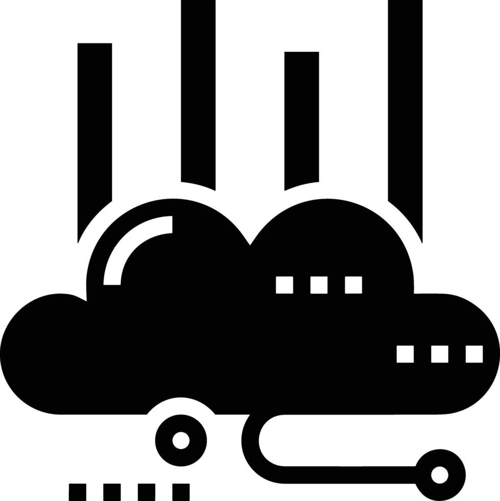 Cloud icon symbol image. Illustration of the hosting storage design vector